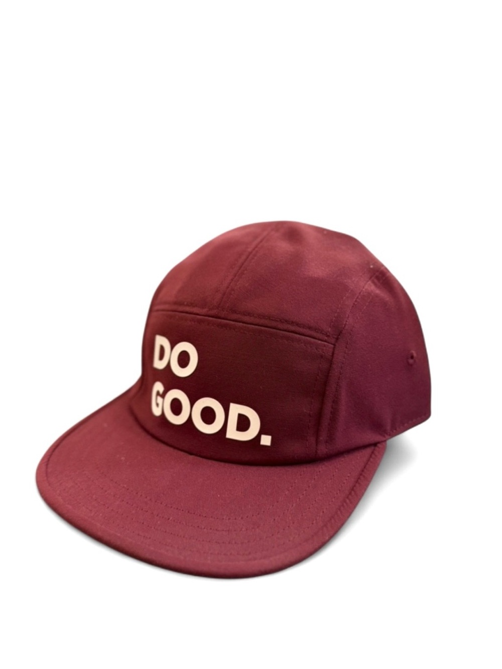 Cotopaxi Maroon 5-Panel ‘Do Good’ Cap with Adjustable Strap